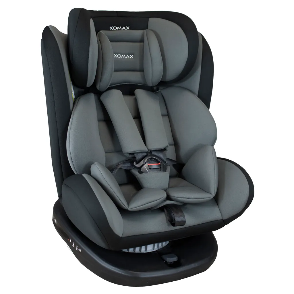 XOMAX 916 Auto Kindersitz Mit 360° Drehfunktion Und ISOFIX Für Kinder Von 0 - 36 Kg (Klasse 0, I, II, III) Farbe Schwarz/Grau 8 XOMAX 916 Auto Kindersitz Mit 360° Drehfunktion Und ISOFIX Für Kinder Von 0 - 36 Kg (Klasse 0, I, II, III) Farbe Schwarz/Grau - Image 8