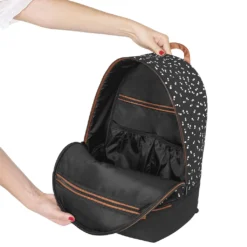 Badabulle Wickelrucksack Casual & Go - Schwarz/ Karamel, 21l Fassungsvermögen, 24x16x26cm - B043030 -lionelo || HAUCK || Kinderkraft Verkäufe 9f36bc2d41975b7d3ab97837fe89a9a0