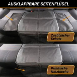 WALSER Kindersitzunterlage, Auto-Sitzschoner Kindersitz, PKW-Sitzauflage Rutschfest, Protect XL Kindersitz-Unterlage ISOFIX-kompatibel Schwarz -lionelo || HAUCK || Kinderkraft Verkäufe 9f9ba83b0d7a6dbcb55934fe386ee558
