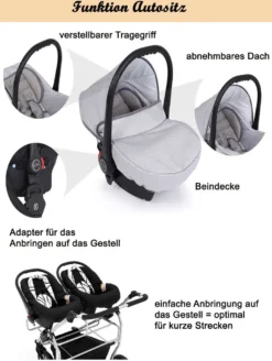 Zwillingskinderwagen „Duo“ 4 In 1 – Sportsitz, Autositz, Iso Bases, Zubehör -lionelo || HAUCK || Kinderkraft Verkäufe 9fab7f033266db07653897bc55362d22