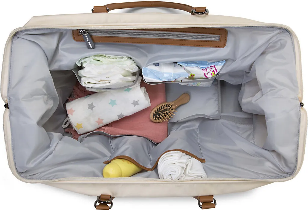 Childhome Mommy Bag Gross Altweiss/Schwarz; Cwmbbwh 2 Childhome Mommy Bag Gross Altweiss/Schwarz; Cwmbbwh - Image 2