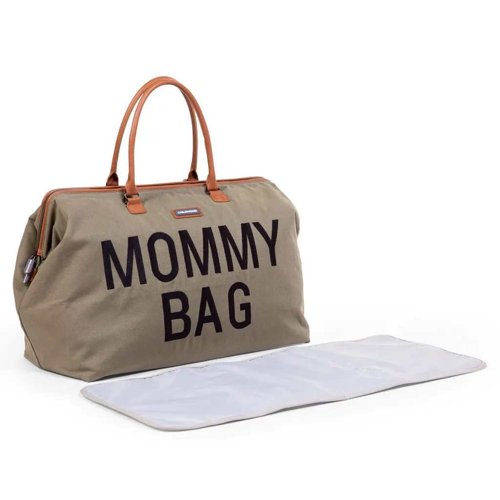 Childhome Mommy Bag Kaki; Cwmbbka 2 Childhome Mommy Bag Kaki; Cwmbbka - Image 2