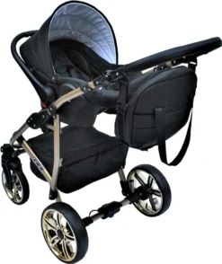 LUXUS Kombi Kinderwagen 4 In 1 Komplettset Mit Isofix-Basisstation Und Vollgummireifen - Schwarz/gold -lionelo || HAUCK || Kinderkraft Verkäufe a54737e3054e310ada8ecca581d317c7