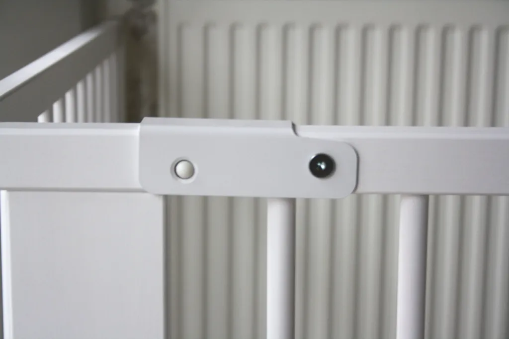 Absperrgitter Türschutzgitter Treppenschutzgitter Massiv Weiss 368cm 3 Absperrgitter Türschutzgitter Treppenschutzgitter Massiv Weiss 368cm - Image 3