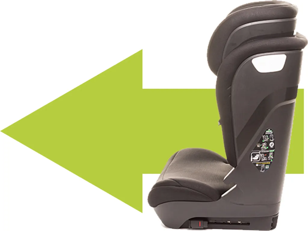 Kindersitz APP-FIX 100-150CM I-SIZE 15-36kg Norm ECE R129, 3 - 12 Jahre, Isofix Seitenprotektoren, Zusätzlicher Kopfschutz, Neigungsverstellung Farbe: Schwarz 5 Kindersitz APP-FIX 100-150CM I-SIZE 15-36kg Norm ECE R129, 3 - 12 Jahre, Isofix Seitenprotektoren, Zusätzlicher Kopfschutz, Neigungsverstellung Farbe: Schwarz - Image 5