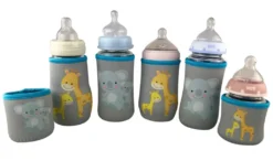 2x Baby Flaschenschutz (klein) - Babyflaschen Schutzhülle - Protection - Motiv: Giraffe & Koala - Baby Flaschenhülle - HECKBO -lionelo || HAUCK || Kinderkraft Verkäufe aab4edce2a335d023dbe306a418dfce9