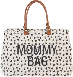 Childhome Mommy Bag Gross Canvas Leopard; Cwmbbleo
