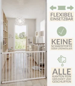 Sämann® Türschutzgitter 62-110 Cm | Treppenschutzgitter Ohne Bohren Ohne Tür | Zum Klemmen | Klemmgitter -lionelo || HAUCK || Kinderkraft Verkäufe aba26d648ef25e61db7918640bdafe84