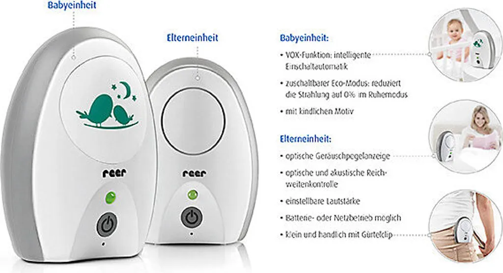 Reer Baby Babyphone Neo Digital Babyphone Babyphone Fkatbaby21 Fkat21 Fkat21 Babyphone Fon Babyfon Babyüberwachung Phone Digital 6 Reer Baby Babyphone Neo Digital Babyphone Babyphone Fkatbaby21 Fkat21 Fkat21 Babyphone Fon Babyfon Babyüberwachung Phone Digital - Image 6