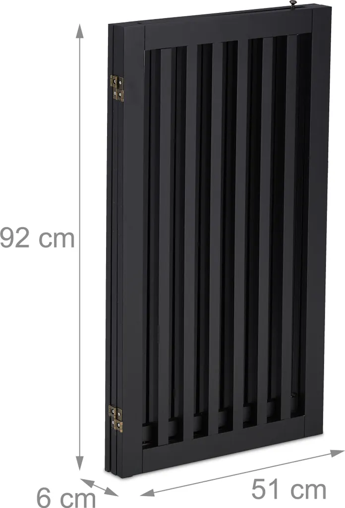 Relaxdays Schwarzes Absperrgitter Mit Tür 92 Cm 5 Relaxdays Schwarzes Absperrgitter Mit Tür 92 Cm – Bild 5