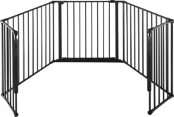 Tectake Kaminschutzgitter Agni Aus 5 Elementen Mit Sicherheitstür - Schwarz -lionelo || HAUCK || Kinderkraft Verkäufe b517e561c7dfd6790dc6dcee425c94ca