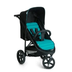 Hauck Rapid 3 Kinderwagen, Caviar/türkis; 149518