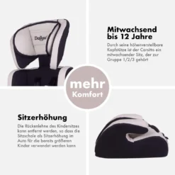 Daliya® CARSITTO Kinderautositz 9-36KG Gruppe I / II / III ( Beige ) Autositz Mit 5-Punkt-Sicherheitsgurt Mitwachsend Kindersitz Kinderautositz Autokindersitz -lionelo || HAUCK || Kinderkraft Verkäufe b6de167979febb721d0e820fa495f18b