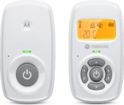 Motorola Nursery Babyphone - AM24 - Weiß - Audioüberwachung - Hochempfindliches Mikrofon - DECT-Technologie - Bis Zu 300 Meter
