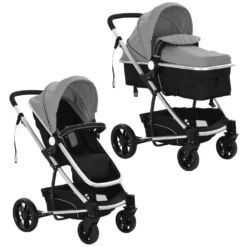VidaXL 2-in-1 Buggy/Kinderwagen Aluminium Grau Und Schwarz 11 VidaXL 2-in-1 Buggy/Kinderwagen Aluminium Grau Und Schwarz -lionelo || HAUCK || Kinderkraft Verkäufe b9c0a50f7239f585e7699b9f8bbc8167