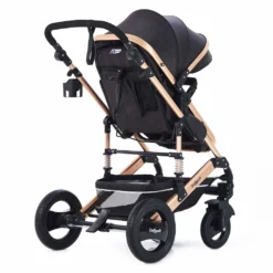 Daliya® 3in1 Kinderwagen Bambimo Kombikinderwagen 15-Teile Set In Schwarz Gold Incl. Babywanne & Buggy & Auto-Babyschale & Alu-Gestell & Gummireifen & Mehr -lionelo || HAUCK || Kinderkraft Verkäufe bec7e8d4bd56bb07247db297d9488762 1