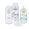 NUK 3x 260 Ml, Vorteilspack Purple And Green, Mit Temperature Control