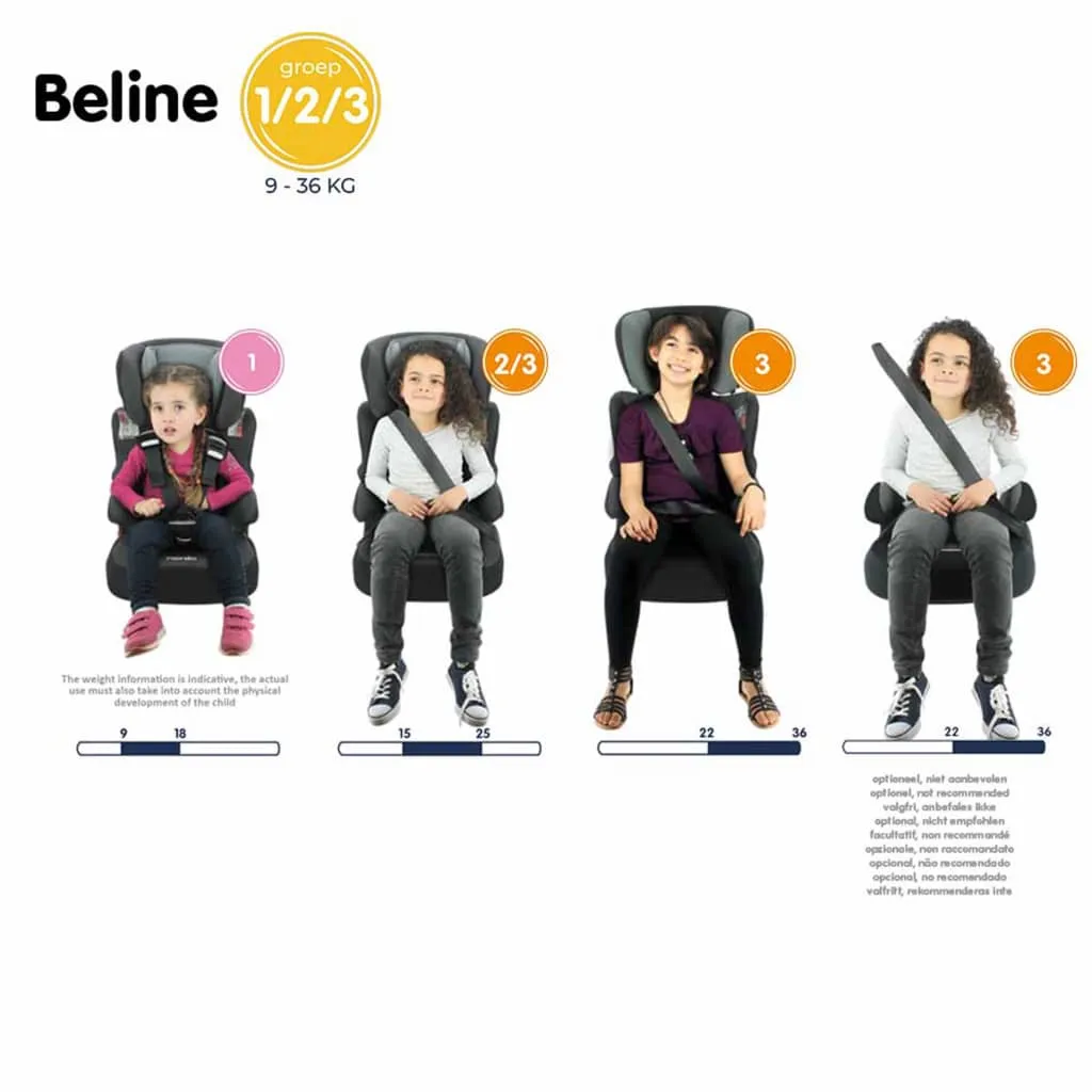 Nania Autositz Beline First Gruppe 1+2+3 Grau 2 Nania Autositz Beline First Gruppe 1+2+3 Grau - Image 2