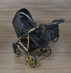 LUXUS Kombi Kinderwagen 3 In 1 Komplettset - Schwarz/gold R7 Gestell Gold -lionelo || HAUCK || Kinderkraft Verkäufe c4cebc43c0628255fc3b7661acaadc73