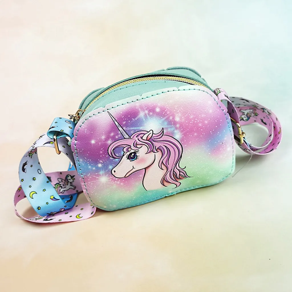 1x Grün Einhorn Umhängetasche Cartoon Quadratische Tasche Mädchen Kindertasche Handtaschen 1 1x Grün Einhorn Umhängetasche Cartoon Quadratische Tasche Mädchen Kindertasche Handtaschen