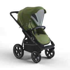 X-lander Gelände Buggy Kinderwagen X-Move Mit Lufträdern, Beidseitiger Blickrichtung, Liegefunktion Zusammenklappbar Organic Green