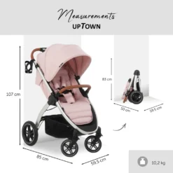 Hauck Uptown Buggy, Farbe:Melange Rose -lionelo || HAUCK || Kinderkraft Verkäufe c71e2c7681661fa4604000c555563c56