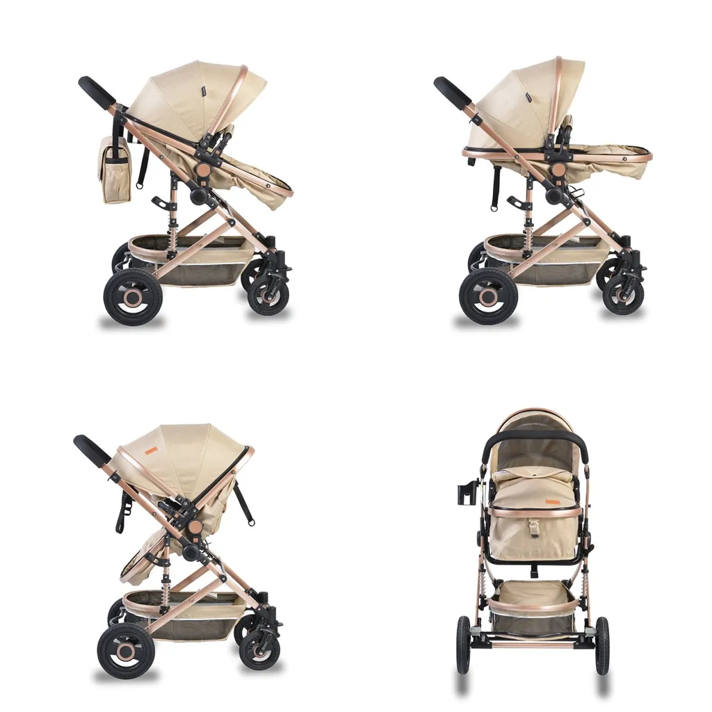 Moni Kinderwagen Ciara Tragetasche Sportsitz Wickeltasche Faltbar Sitz Umkehrbar Rosa 8 Moni Kinderwagen Ciara Tragetasche Sportsitz Wickeltasche Faltbar Sitz Umkehrbar Rosa - Image 8