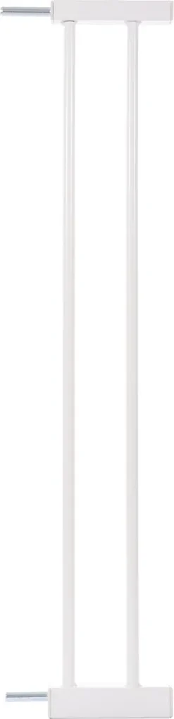 Kidimax® Treppenschutzgitter Erweiterung (Verlängerung) 12 Cm, Steckbarer Gitter Aufsatz Für Treppenschutz, Weiß