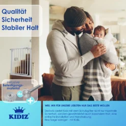 Kidiz® Türschutzgitter ✓ Absperrgitter ✓ Treppengitter ✓ Kindergitter | Gitter Haustier | , Variante :74-87 Cm GRAU -lionelo || HAUCK || Kinderkraft Verkäufe ca0d35ef3c1040526f6a1db600eae51a