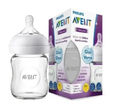 Philips Avent Natural Flasche SCF051/17, 120 Ml, Naturnahes Anti-Kolik-System