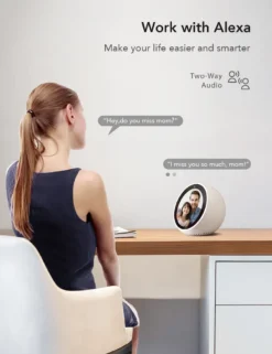 Nooie IPC007 Babyphone Mit Kamera 1080P - Zwei-Wege-Audio - Nachtsicht Bewegung - Sound Detection - 2.4G WiFi Home Security Camera Für Baby Nanny ältere Menschen Und Haustier Überwachung - Arbeitet Mit Alexa -lionelo || HAUCK || Kinderkraft Verkäufe ce975030a44ecf03cab9a8483155bf34