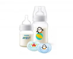 Philips AVENT, Anti-colic Flaschenset, Baby Fläschchen, 0-12 Monate