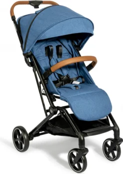 Bergsteiger Manhattan Buggy, Reisebuggy Mit Liegefunktion, Leicht Und Kompakt, Sportwagen Mit Einhand-Faltsystem Klein Zusammenklappbar, Kinderwagen