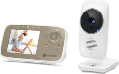 Motorola Nursery Babyphone Mit Kamera - VM482 - 2.8 Zoll-Elterneinheit - Infrarot - Digitaler Zoom - Talk-back-Funktion - Video-Babyphone -lionelo || HAUCK || Kinderkraft Verkäufe d79ef291e468dec792483450129f2a39