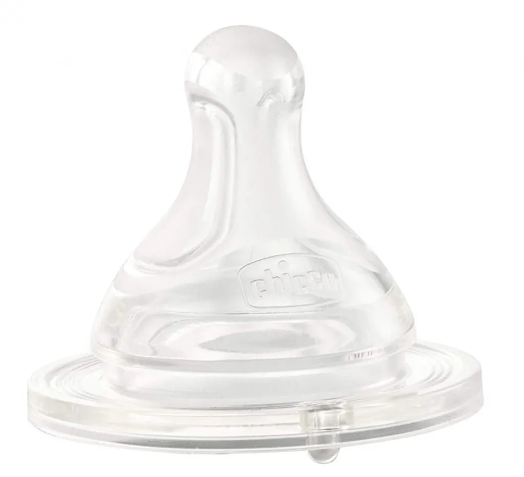 CHICCO Zitze Physiologisches Silikon Transparent (6m+) 2 Stück 1 CHICCO Zitze Physiologisches Silikon Transparent (6m+) 2 Stück