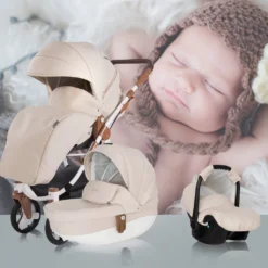 Friedrich Hugo Simpligo | 3 In 1 Kombi Kinderwagen Set | Luftreifen | Farbe: Sand (Kunstleder) -lionelo || HAUCK || Kinderkraft Verkäufe d988a2d7a48a8fda71f6fb4fb8af6bc4