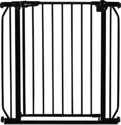 LIONELO Truus Slim Treppenschutzgitter, Ohne Bohren, Türschutzgitter, Baby Türgitter Zum Klemmen, Metall, Breite Von 75-105 Cm Einstellbar