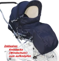Eichhorn Designer Kombikinderwagen In Marineblau Mit Klassischem Lederriemengestell, EVA-Vollmaterial-Rädern Und Tragetasche - Umbaubar Zum Sportwagen -lionelo || HAUCK || Kinderkraft Verkäufe e1c021232ae5a6c1fba899fe86c57019