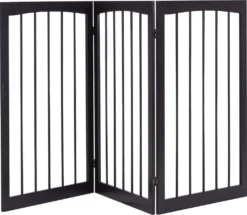 COSTWAY Absperrgitter Hunde Treppengitter Schutzgitter Tuerschutzgitter Hundeabsperrgitter Flexibel