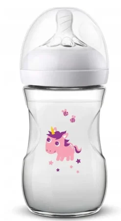Philips Avent Babyflasche Flasche Natural Einhorn 1 Monate 260 Ml