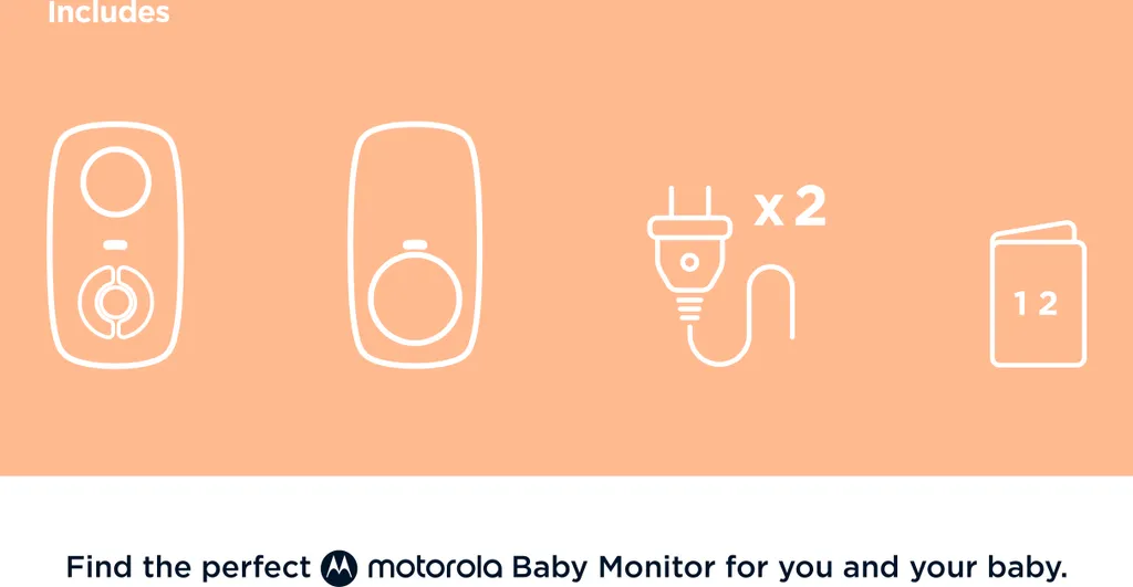 Motorola Nursery Baby Monitor - AM21 Audio - Weiß - Audioüberwachung - Hochempfindliches Mikrofon - ECO-Modus - DECT-Technologie - Bis Zu 300 Meter 2 Motorola Nursery Baby Monitor - AM21 Audio - Weiß - Audioüberwachung - Hochempfindliches Mikrofon - ECO-Modus - DECT-Technologie - Bis Zu 300 Meter - Image 2
