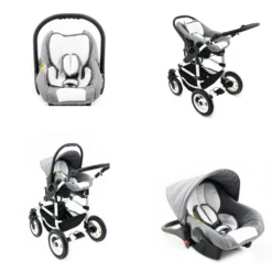 Tabbi ECO LN | 3 In 1 Kombi Kinderwagen Set | Hartgummireifen | Farbe: Grey -lionelo || HAUCK || Kinderkraft Verkäufe e85ade5b485ad57ebee6c035bf4ee925