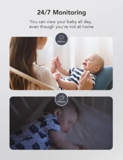 Nooie IPC007 Babyphone Mit Kamera 1080P - Zwei-Wege-Audio - Nachtsicht Bewegung - Sound Detection - 2.4G WiFi Home Security Camera Für Baby Nanny ältere Menschen Und Haustier Überwachung - Arbeitet Mit Alexa -lionelo || HAUCK || Kinderkraft Verkäufe ea1d00f57542159658f9956028416d70
