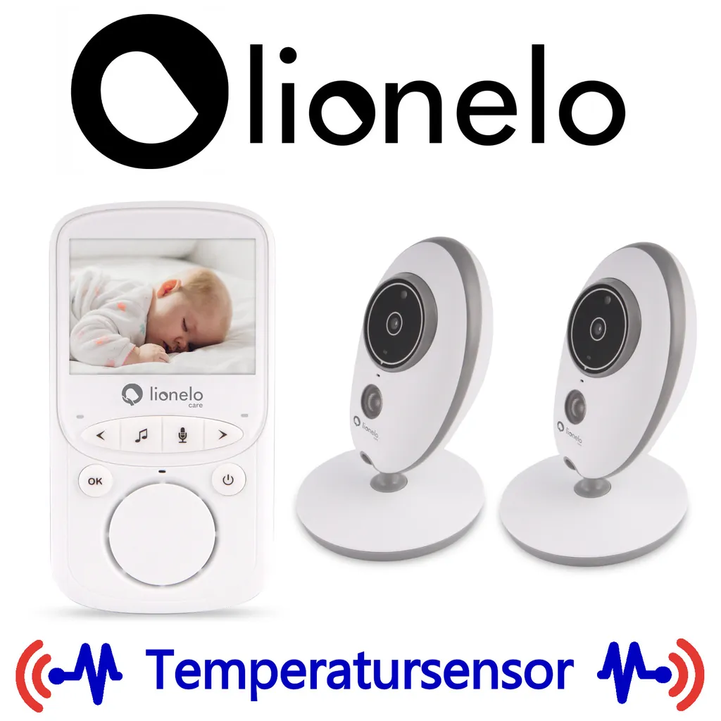 Lionelo Babyline 5.1 Babyphone Mit Kamera Zweiwege-Kommunikation Reichweite Von 300 Meter Zwei Kameras Im Set Nachtmodus VOX-SystemWeiß 1 Lionelo Babyline 5.1 Babyphone Mit Kamera Zweiwege-Kommunikation Reichweite Von 300 Meter Zwei Kameras Im Set Nachtmodus VOX-SystemWeiß