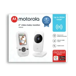 Motorola MBP481 Babyphone Mit Kamera, Nachtsicht Und Mikrofon - Baby Monitor 2" Display - Bis 300 M Reichweite - Weiß/Grau -lionelo || HAUCK || Kinderkraft Verkäufe ea958f9714f77b630e1126c35aa858d6
