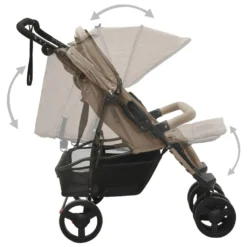 VidaXL Geschwisterwagen Taupe Stahl -lionelo || HAUCK || Kinderkraft Verkäufe ed5be0bad929799e580ad0214bcfa43b