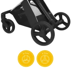 Skiddoü Kinderwagen 2 In 1 Nasjo, Leichter Buggy Und Babywanne, Robuste Aluminiumrahmen, Kompakte Größe, Blockademöglichkeit Der Vorderräder, Handbremse, Belüftungssystem, Schwarz -lionelo || HAUCK || Kinderkraft Verkäufe ee9c9382657ecc63c50ea341c397838a