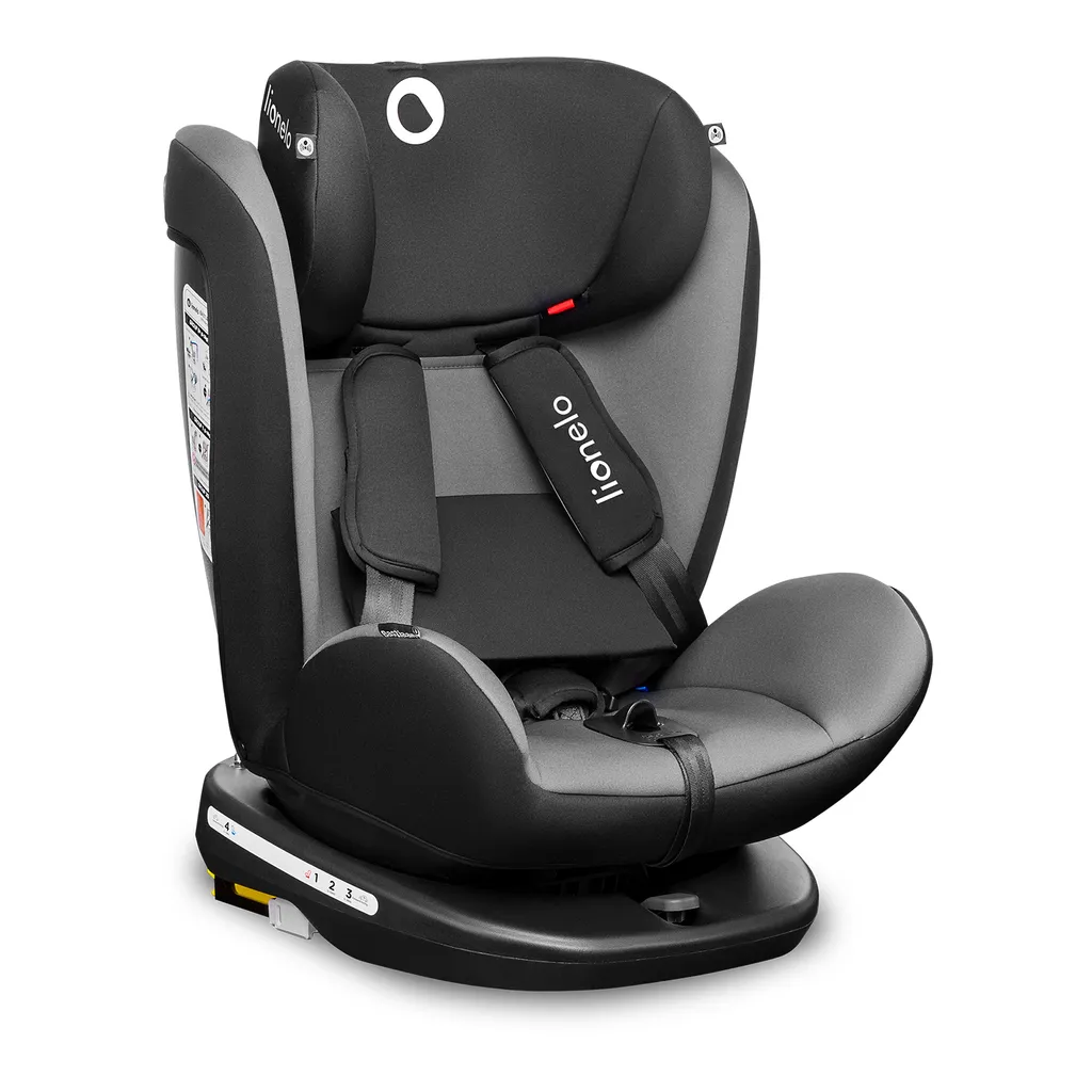 Lionelo Bastiaan Kindersitz 0-36 Kg ISOFIX 360° Autokindersitze Kinderautositze Gray-Schwarz 10 Lionelo Bastiaan Kindersitz 0-36 Kg ISOFIX 360° Autokindersitze Kinderautositze Gray-Schwarz - Image 10