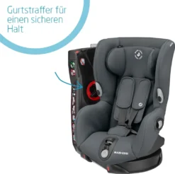 Maxi-Cosi Axiss Kindersitz, 180° Drehbarer Kleinkind Gruppe 1 Autositz (ca. 9-18 Kg) Wächst Mit Dem Kind Und Inkl. 8 Sitzpositionen, Nutzbar Ab Ca. 9 Monate Bis Ca. 4 Jahre, Authentic Graphite, Grau -lionelo || HAUCK || Kinderkraft Verkäufe f16b6682ab193d3b94d89dcf96c79cf6