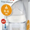 NUK PA-Babyflasche First Choice S, 0-6 Monate,150 Ml